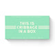 Book cover of: Cribbage In A Box Cribbage Game Set