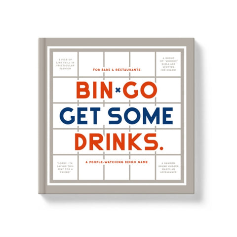 Bin-go Get A Few Drinks Bingo Book