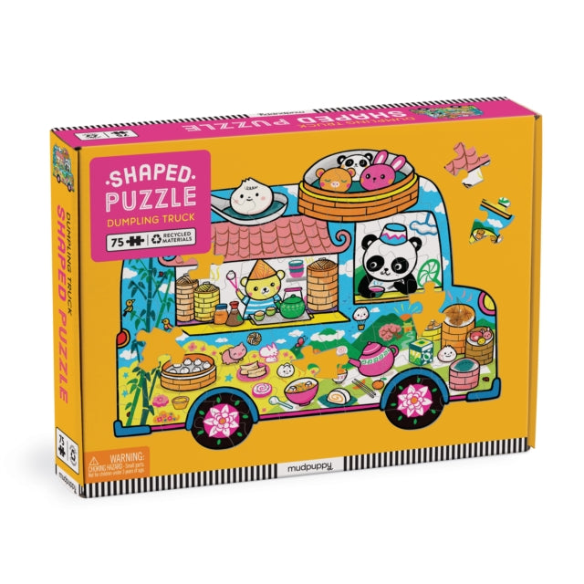 Book cover of: Dumpling Truck 75 Piece Shaped Scene Puzzle