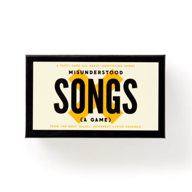 Book cover of: Misunderstood Songs Game