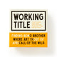 Book cover of: Working Title Game