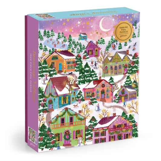 Book cover of: Joy Laforme Snowcap Village 1000 Piece Foil Puzzle