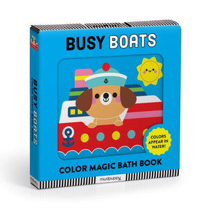 Busy Boats Color Magic Bath Book