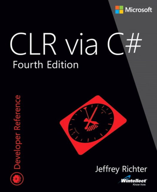 Book cover of: CLR via C#. By: Jeffrey Richter