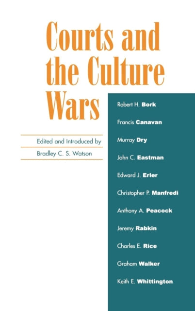 Book cover of: Courts and the Culture Wars