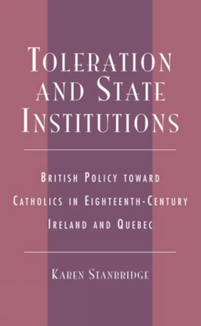 Toleration and State Institutions