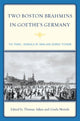 Book cover of: Two Boston Brahmins in Goethe's Germany. By: Anna Eliot Ticknor