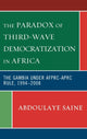Book cover of: Paradox of Third-Wave Democratization in Africa. By: Abdoulaye S. Saine
