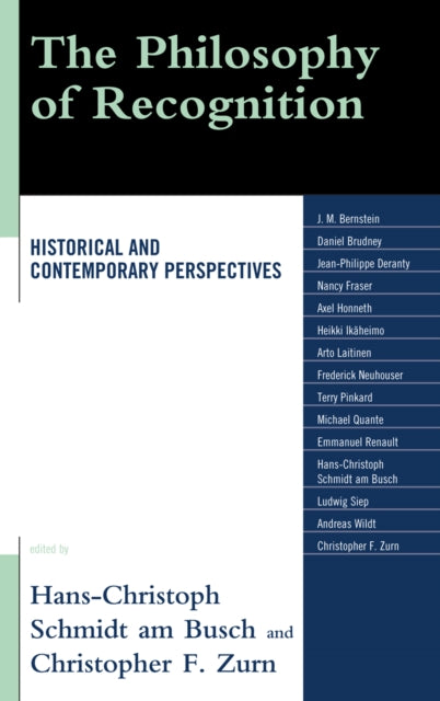 Book cover of: Philosophy of Recognition. By: Hans-Christoph Schmidt am Busch