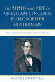 Book cover of: Mind and Art of Abraham Lincoln, Philosopher Statesman. By: Abraham Lincoln
