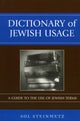 Book cover of: Dictionary of Jewish Usage. By: Sol Steinmetz