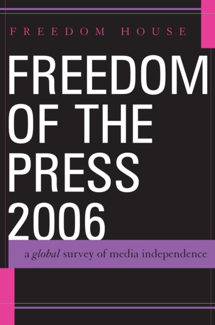 Book cover of: Freedom of the Press 2006. By: Freedom House