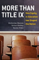 Book cover of: More Than Title IX. By: Katherine Hanson