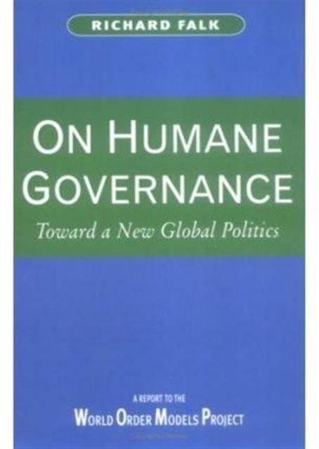 Book cover of: On Humane Governance