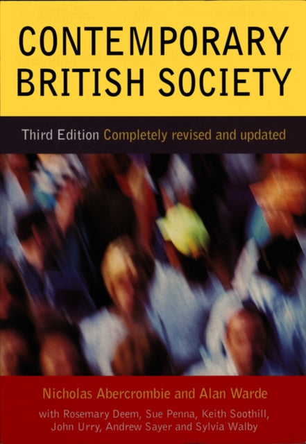 Book cover of: Contemporary British Society. By: Nicholas Abercrombie