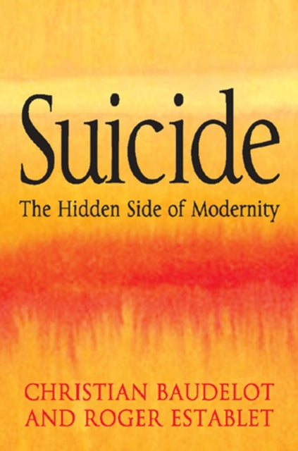 Book cover of: Suicide. By: Christian Baudelot