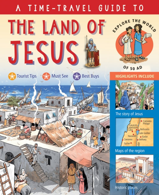 Book cover of: Time-Travel Guide to the Land of Jesus. By: Peter Martin