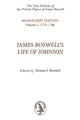 Book cover of: James Boswell's Life of Johnson. By: Thomas F. Bonnell