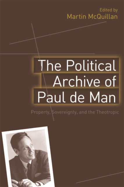 Book cover of: Political Archive of Paul de Man