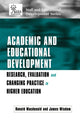 Book cover of: Academic and Educational Development. By: Ranal Macdonald
