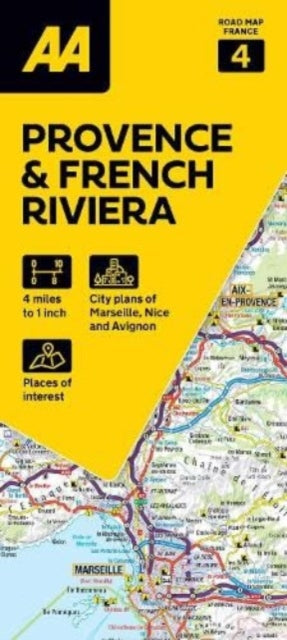 Book cover of: AA Road Map Provence & French Riviera