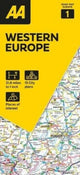 Book cover of: AA Road Map Western Europe