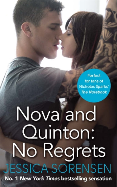 Book cover of: Nova and Quinton: No Regrets. By: Jessica Sorensen