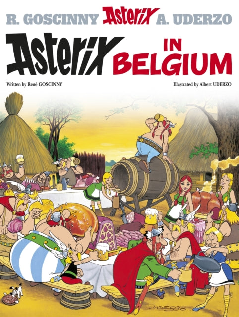 Book cover of: Asterix: Asterix in Belgium. By: René Goscinny