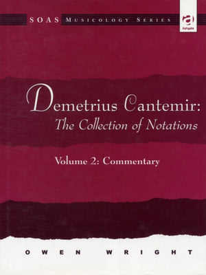 Demetrius Cantemir: The Collection of Notations