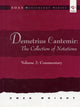 Book cover of: Demetrius Cantemir: The Collection of Notations. By: Owen Wright