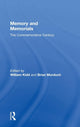 Book cover of: Memory and Memorials