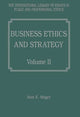 Book cover of: Business Ethics and Strategy, Volumes I and II. By: Alan E. Singer