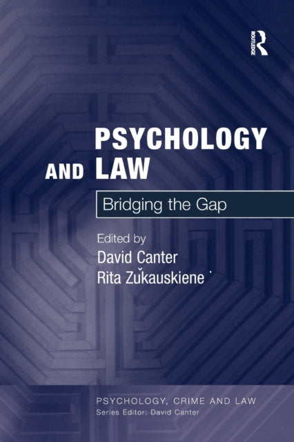 Book cover of: Psychology and Law. By: David Canter