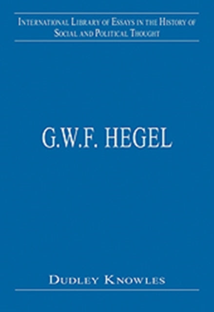 Book cover of: G.W.F. Hegel