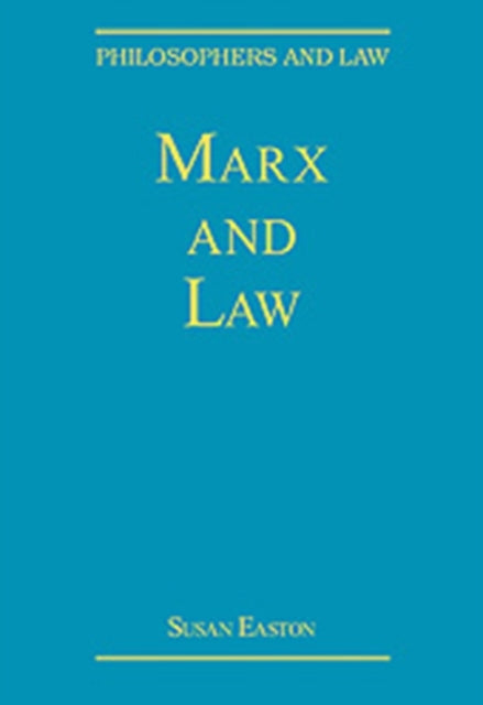 Book cover of: Marx and Law. By: Susan Easton