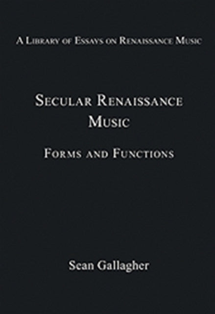 Book cover of: Secular Renaissance Music