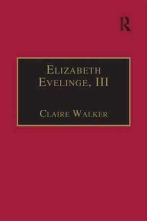 Elizabeth Evelinge, III