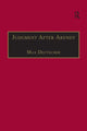 Book cover of: Judgment After Arendt. By: Max Deutscher