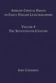 Book cover of: Ashgate Critical Essays on Early English Lexicographers