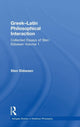 Book cover of: Greek–Latin Philosophical Interaction. By: Sten Ebbesen