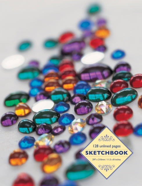 Book cover of: Sketchbook: Glass Beads. By: Peony Press Staff