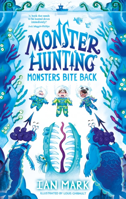Book cover of: Monsters Bite Back. By: Ian Mark