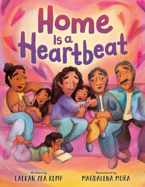 Book cover of: Home Is a Heartbeat. By: Laekan Zea Kemp