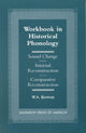 Book cover of: Workbook in Historical Phonology. By: W.A. Benware