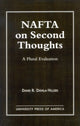 Book cover of: NAFTA on Second Thought. By: David Davila-Villers
