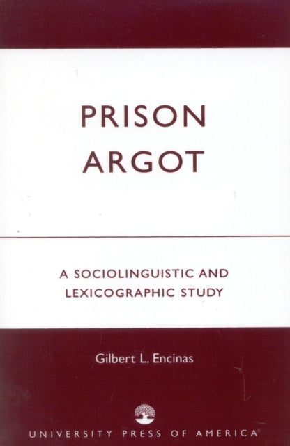Book cover of: Prison Argot