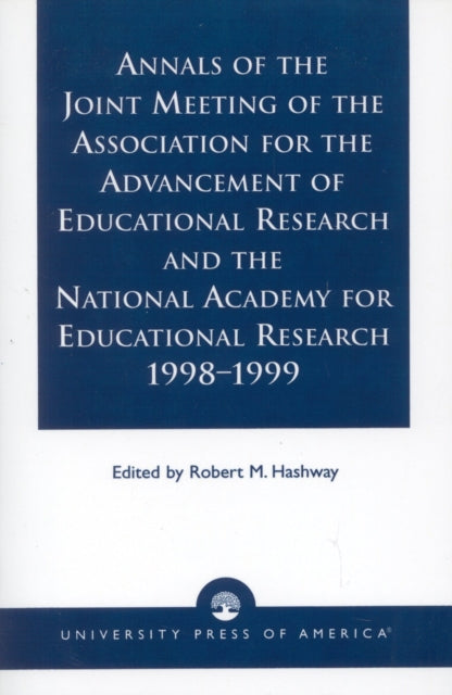 Book cover of: Annals of the Joint Meeting of the Association for the Advancement of Educational Research and the National Academy for Educational Research 1998-1999