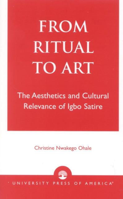 Book cover of: From Ritual to Art