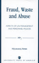 Book cover of: Fraud, Waste and Abuse