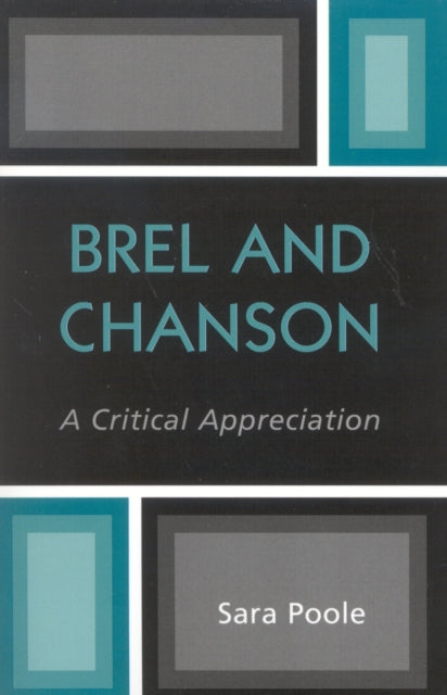 Book cover of: Brel and Chanson